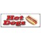 Signmission HOT DOG 1 BANNER SIGN hot dogs cart Chicago wiener franks chili signs B-72 Hot Dogs1 - alternate 1